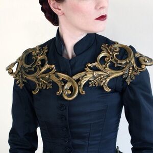 Latex cosplay shoulder armor